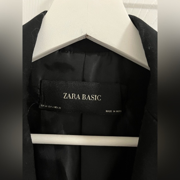 Zara Black Blazer Size 4 - Picture 6 of 6